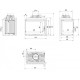 Cast Iron Wood Burning Fireplace Kratki Simple, Right, 8kW | Wood Burning Fireplace Inserts | Wood Burning Fireplaces |