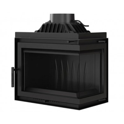 Cast Iron Wood Burning Fireplace Kratki Simple, Right, 8kW - Kratki