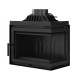 Cast Iron Wood Burning Fireplace Kratki Simple, Right, 8kW | Wood Burning Fireplace Inserts | Wood Burning Fireplaces |