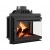 Cast Iron Wood Burning Fireplace Kratki Simple, Right, 8kW