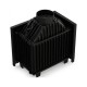 Cast Iron Wood Burning Fireplace Kratki Simple, Right, 8kW | Wood Burning Fireplace Inserts | Wood Burning Fireplaces |
