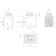 Cast Iron Wood Burning Fireplace Kratki Simple L, Right, 15kW | Cast Iron Fireplaces | Wood Burning Fireplaces |