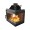 Cast Iron Wood Burning Fireplace Kratki Simple L, Right, 15kW