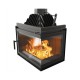 Cast Iron Wood Burning Fireplace Kratki Simple L, Right, 15kW | Cast Iron Fireplaces | Wood Burning Fireplaces |