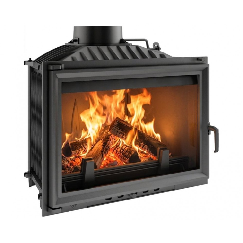 Cast Iron Wood Burning Fireplace Kratki Wiktor, 14kW