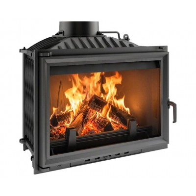 Cast Iron Wood Burning Fireplace Kratki Wiktor, 14kW - Kratki
