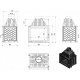 Cast Iron Wood Burning Fireplace Kratki Zuzia, Right, 15kW | Cast Iron Fireplaces | Wood Burning Fireplaces |