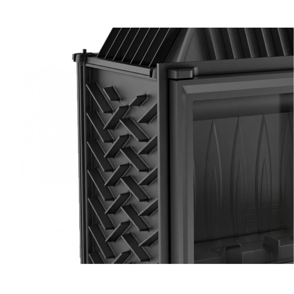 Cast Iron Wood Burning Fireplace Kratki Zuzia, Right, 15kW | Cast Iron Fireplaces | Wood Burning Fireplaces |