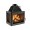 Cast Iron Wood Burning Fireplace Kratki Zuzia, Left, 15kW
