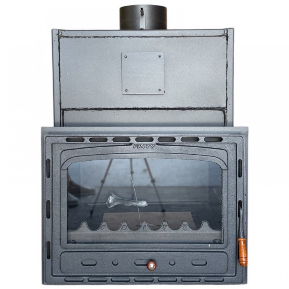 Wood Burning Fireplace with Back Boiler Prity C W28, 28,2kw | Back Boiler Fireplaces | Wood Burning Fireplaces |