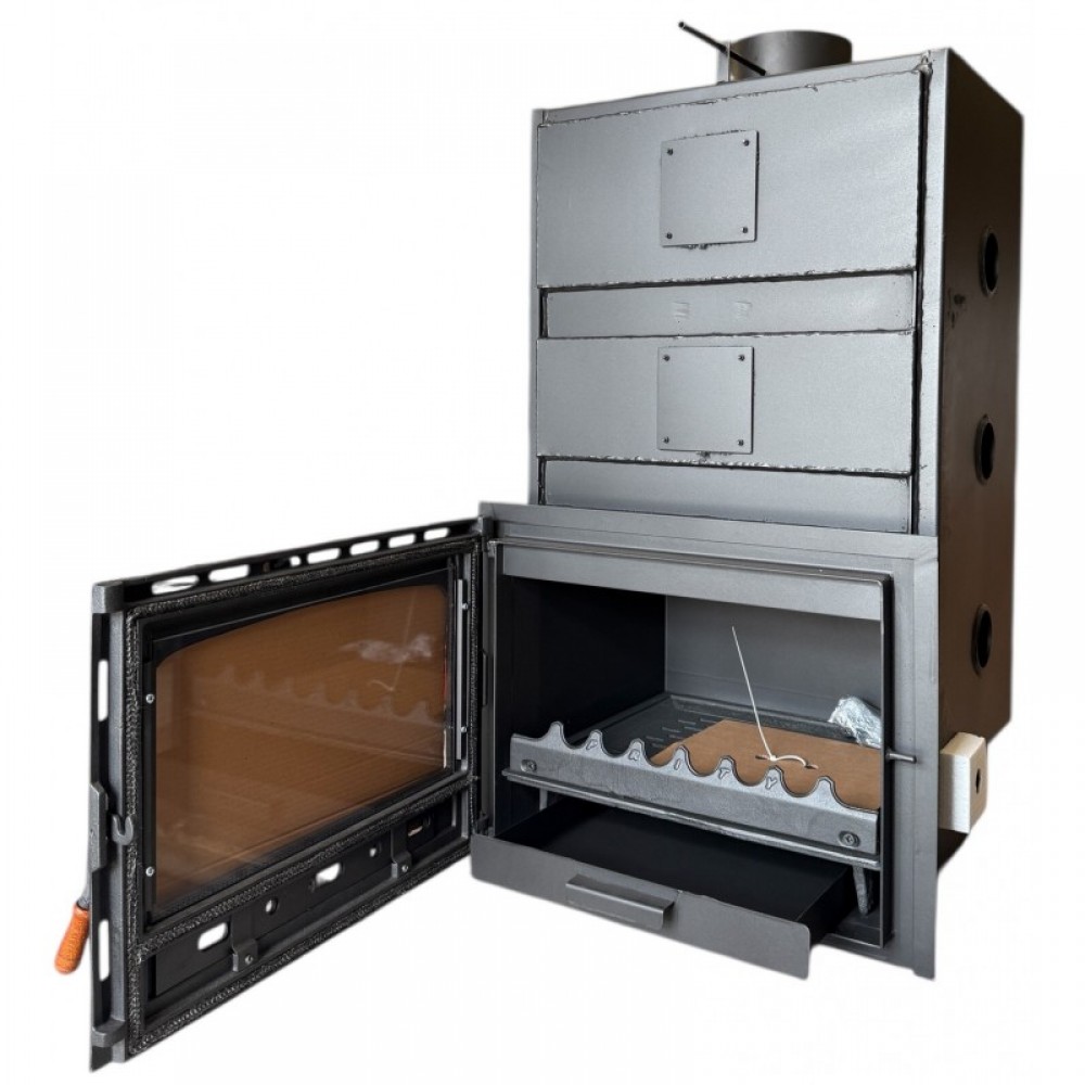 Wood Burning Fireplace with Back Boiler Prity C W35, 35kw | Modern Fireplaces | Wood Burning Fireplaces |