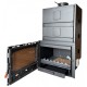 Wood Burning Fireplace with Back Boiler Prity C W35, 35kw | Modern Fireplaces | Wood Burning Fireplaces |