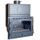 Wood Burning Fireplace with Back Boiler Prity C W28, 28,2kw | Back Boiler Fireplaces | Wood Burning Fireplaces |