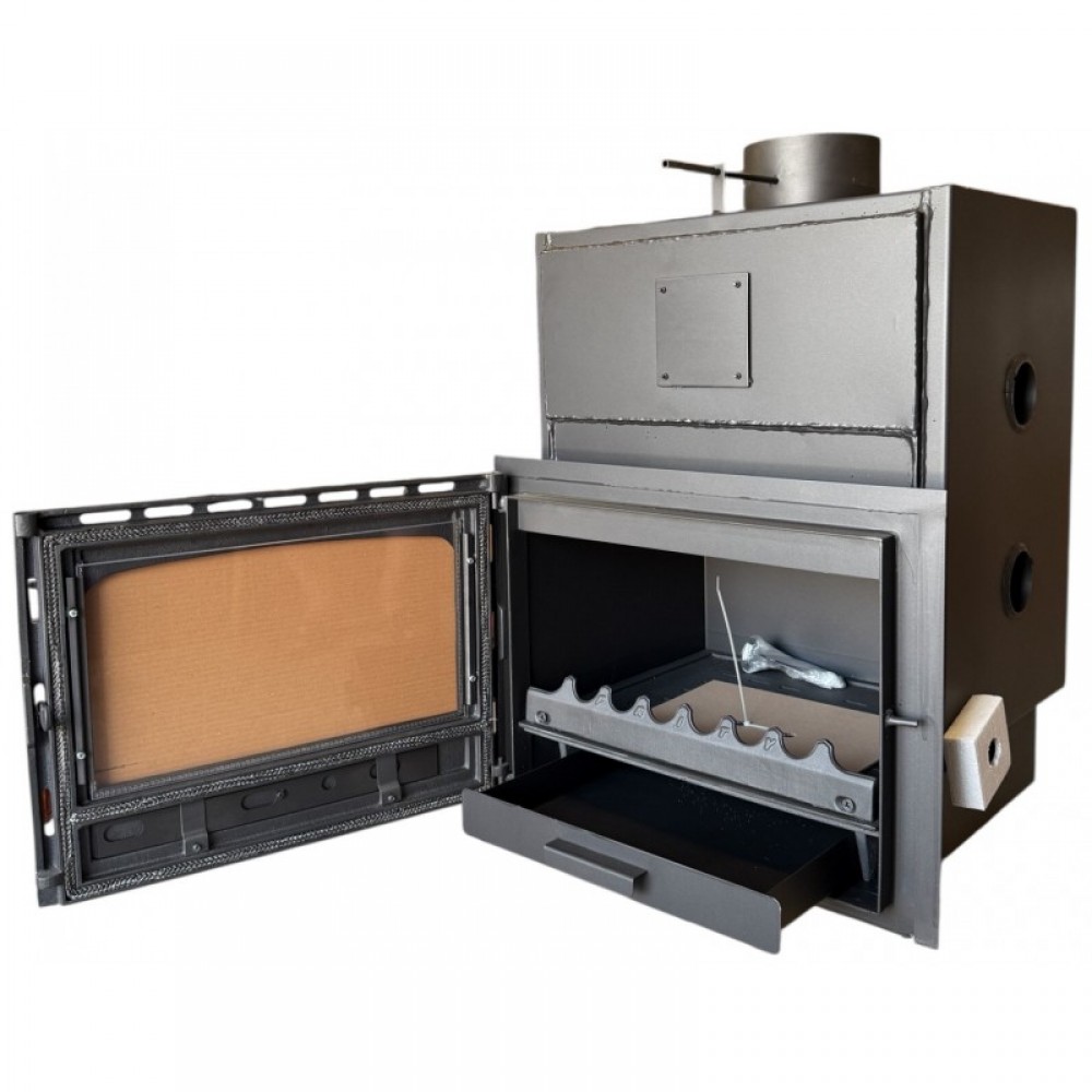 Wood Burning Fireplace with Back Boiler Prity C W28, 28,2kw | Back Boiler Fireplaces | Wood Burning Fireplaces |