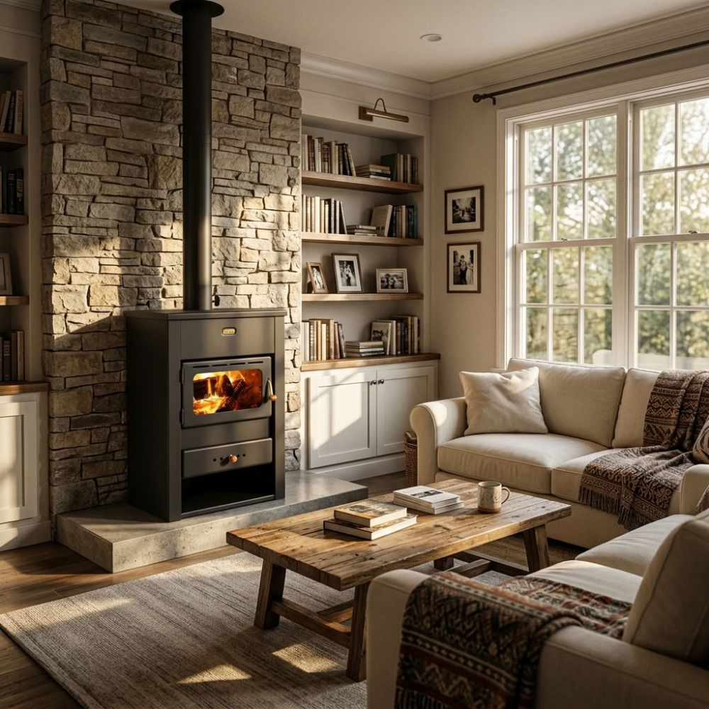 Wood burning stove Prity K2, 10.4kW, Log | Wood Burning Stoves | Stoves |