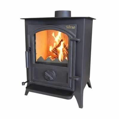 Wood burning stove Verso 1 CID with cast iron door, 7.5kW - Product Comparison