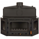 Wood Burning Fireplace with Back Boiler Prity ATC W20, 21.1kw | Modern Fireplaces | Wood Burning Fireplaces |