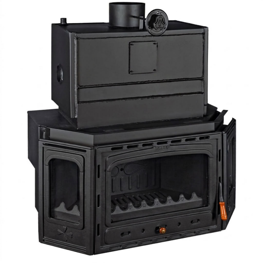 Wood Burning Fireplace with Back Boiler Prity TC W35, 35kW | Back Boiler Fireplaces | Wood Burning Fireplaces |