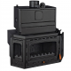 Wood Burning Fireplace with Back Boiler Prity TC W35, 35kW | Back Boiler Fireplaces | Wood Burning Fireplaces |