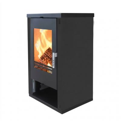 Wood burning stove Verso Lheia Black, 7.5 kW - Verso