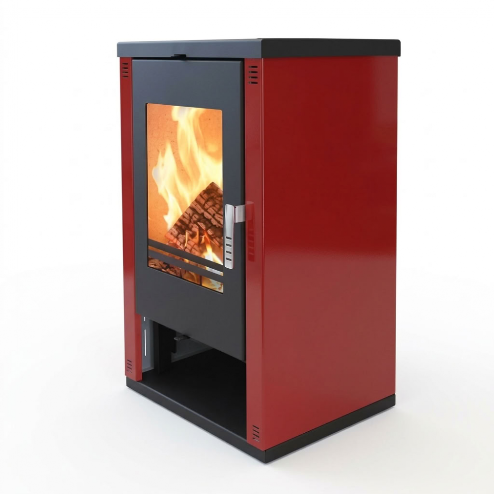 Wood burning stove Verso Lheia Bordeaux, 7.5 kW | Wood Burning Stoves | Stoves |