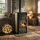 Wood burning stove with back boiler Prity WD W29, 22.1kW | Wood Stoves With Back Boiler | Wood Burning Stoves |