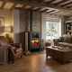Wood Burning Stove With Back Boiler and Oven Prity FG W15, 14.4kW | Wood Stoves With Back Boiler | Wood Burning Stoves |