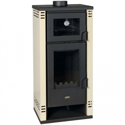 Wood Burning Stove with Oven Prity K2 GT F Ivory, 8.1 kW - Product Comparison