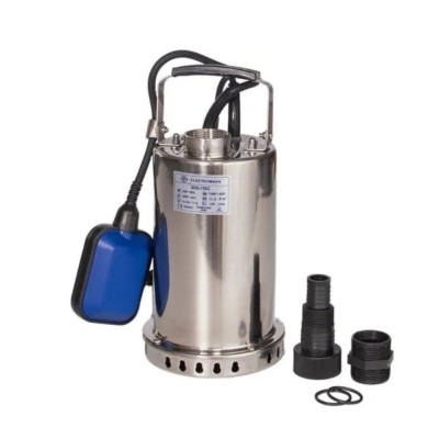 Drainage pump with external float and stainless steel housing Electromash QDS-750C, power 750 W, flow 200 l/min, head 11 m, outlet 1″ - Electromash