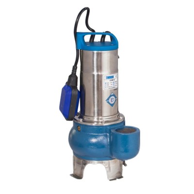 Drainage pump Electromash VXM 12 – 2″, power 0.75 kW, flow 21,000 l/h, head 11.4 m, outlet 2″, with external float and stainless steel housing - Electromash