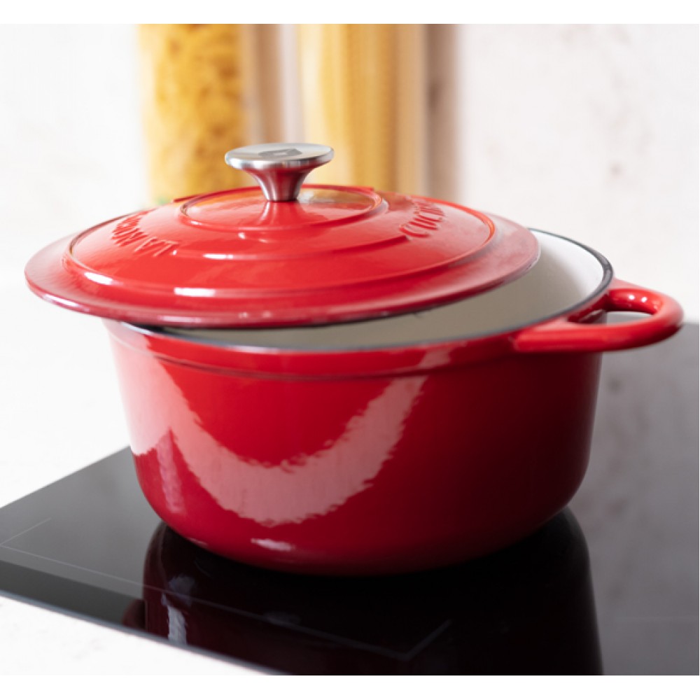 Enameled cast iron pot La Nordica, Round, Ф28 | Cast iron pot |  |