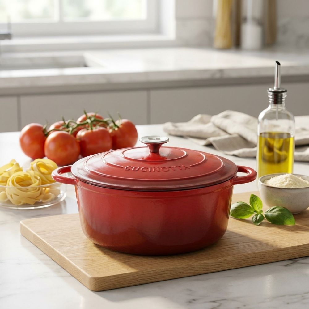 Enameled cast iron pot La Nordica, Round, Ф28 | Cast iron pot |  |