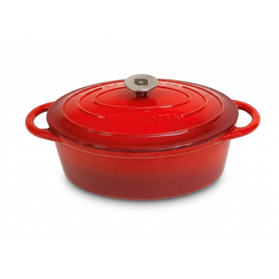 Enameled cast iron pot La Nordica, Oval, Ф29 - Cast iron pot