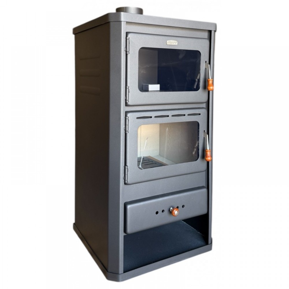 Wood burning stove with oven Prity FM 12,1kW, Log | Wood Burning Stoves | Stoves |