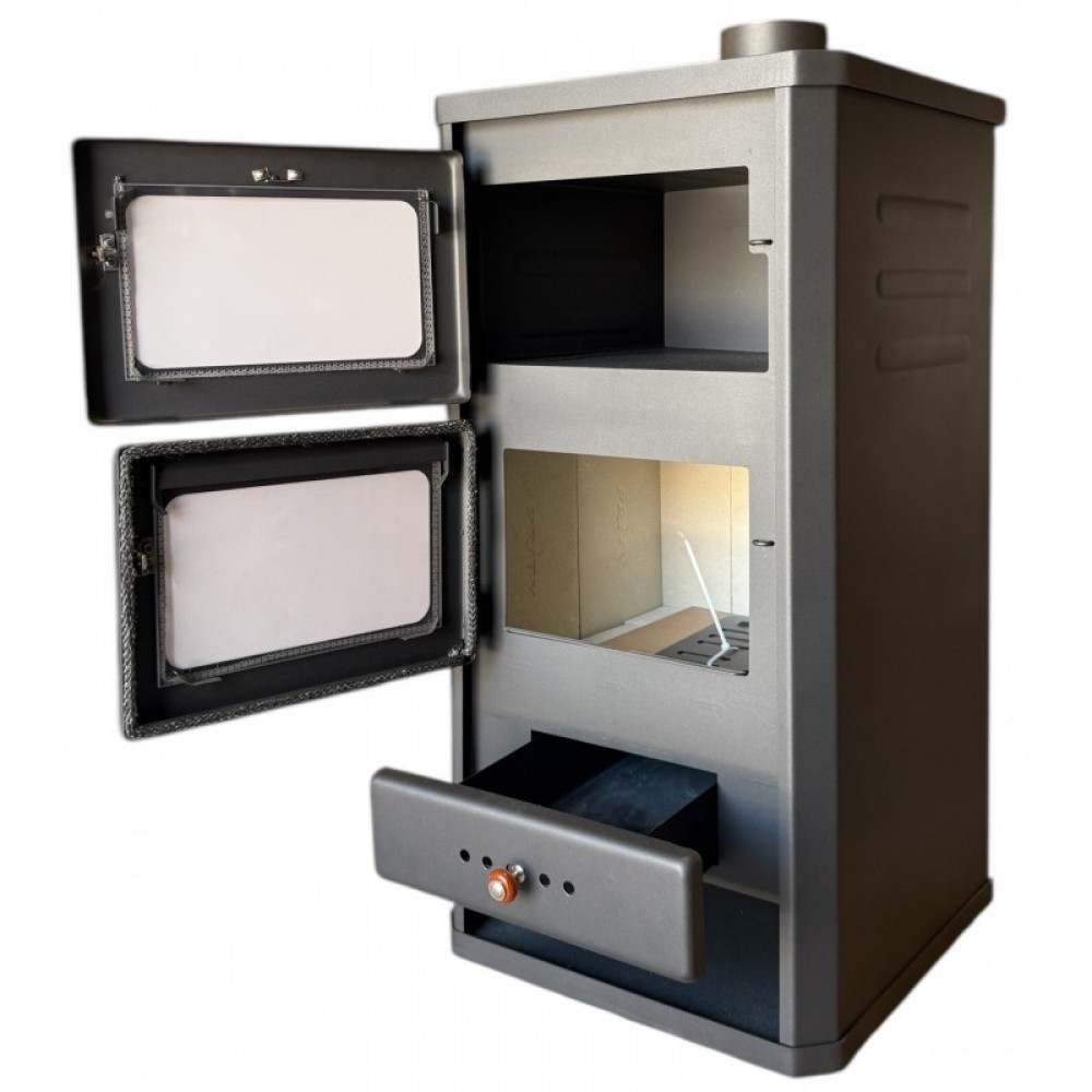 Wood burning stove with oven Prity FM 12,1kW, Log | Wood Burning Stoves | Stoves |