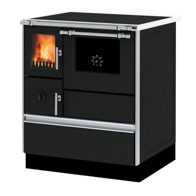 Wood cooker stove Alfa Plam Dominant 70 Anthracite, 6.7kW - Alfa-Plam