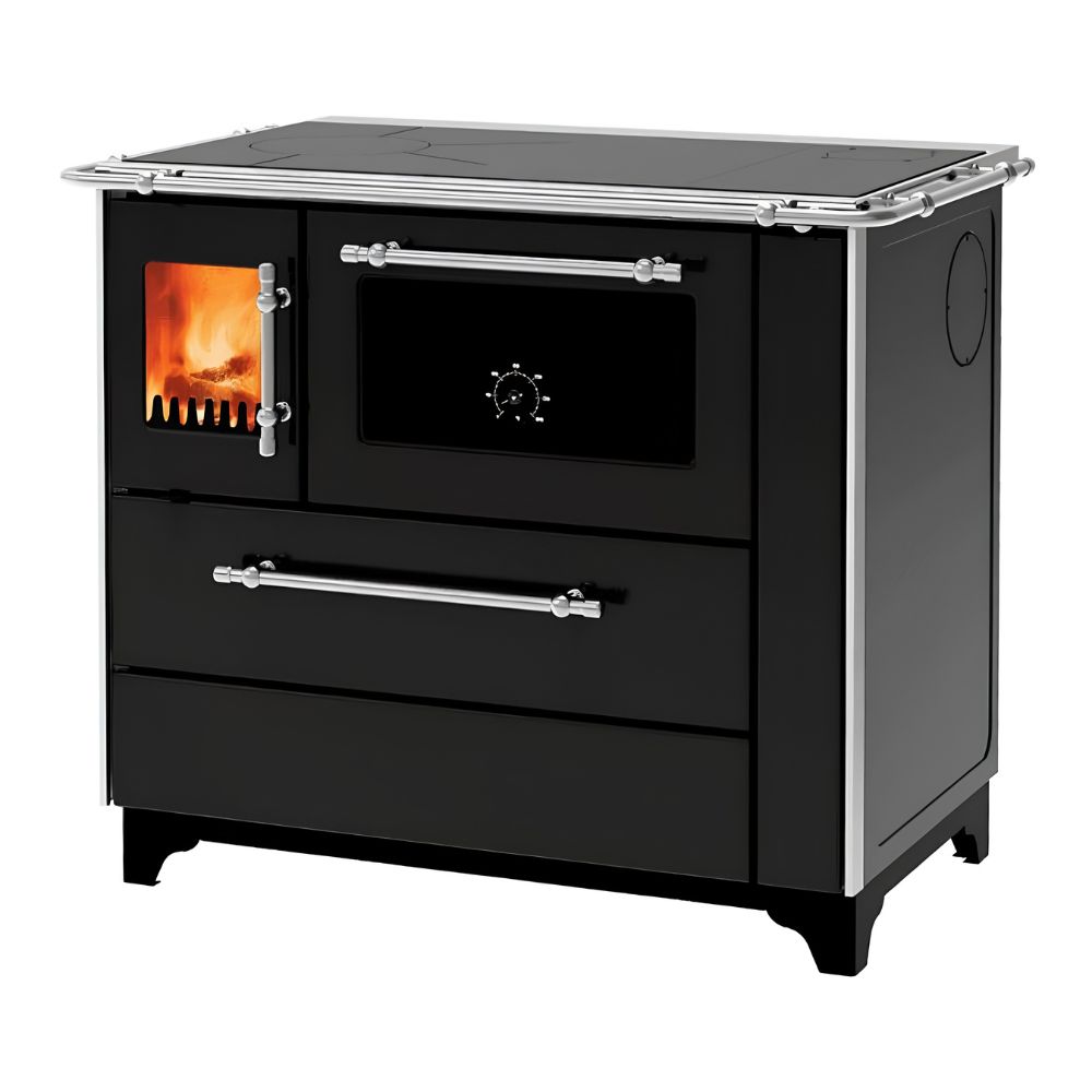 Wood cooker stove Alfa Plam Donna 90 Anthracite, 5kW | Wood Cooker Stoves |  |