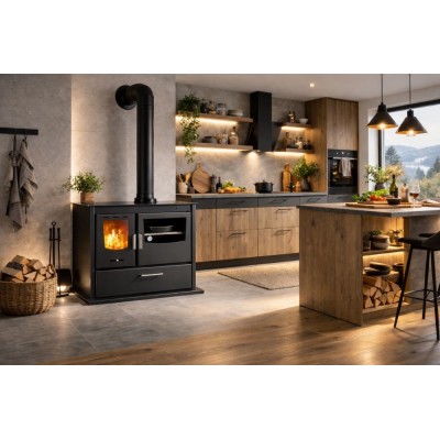 Wood cooker stove Balkan Energy ATS ΜΑSΙΝΑ PLUS 900, 12.15kW - Product Comparison