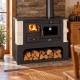 Wood cooker stove Prity 1P34-K Alba Right, 10.1kW | Wood Burning Stoves With Oven | Wood Burning Stoves |