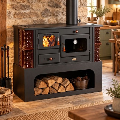 Wood Cooker Stove Prity 1P34-K Maro Right, 10.1 kW - Product Comparison