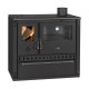 Wood Cooker Stove Prity GT D with Steel Hob and Stainless Steel Oven, Black, 10.9kW | Wood Cooker Stoves Prity | Prity |