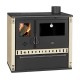 Wood Cooker Stove Prity GT D with Steel Hob and Steel Oven, Ivory, 10.9kW | Wood Cooker Stoves Prity | Prity |