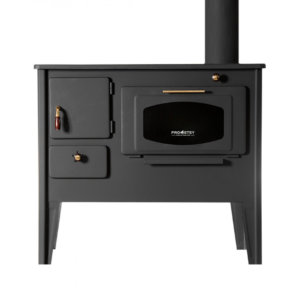 Wood cooker stove Prometey NAR Type A, 7kW | Wood Burning Stoves With Oven | Wood Burning Stoves |
