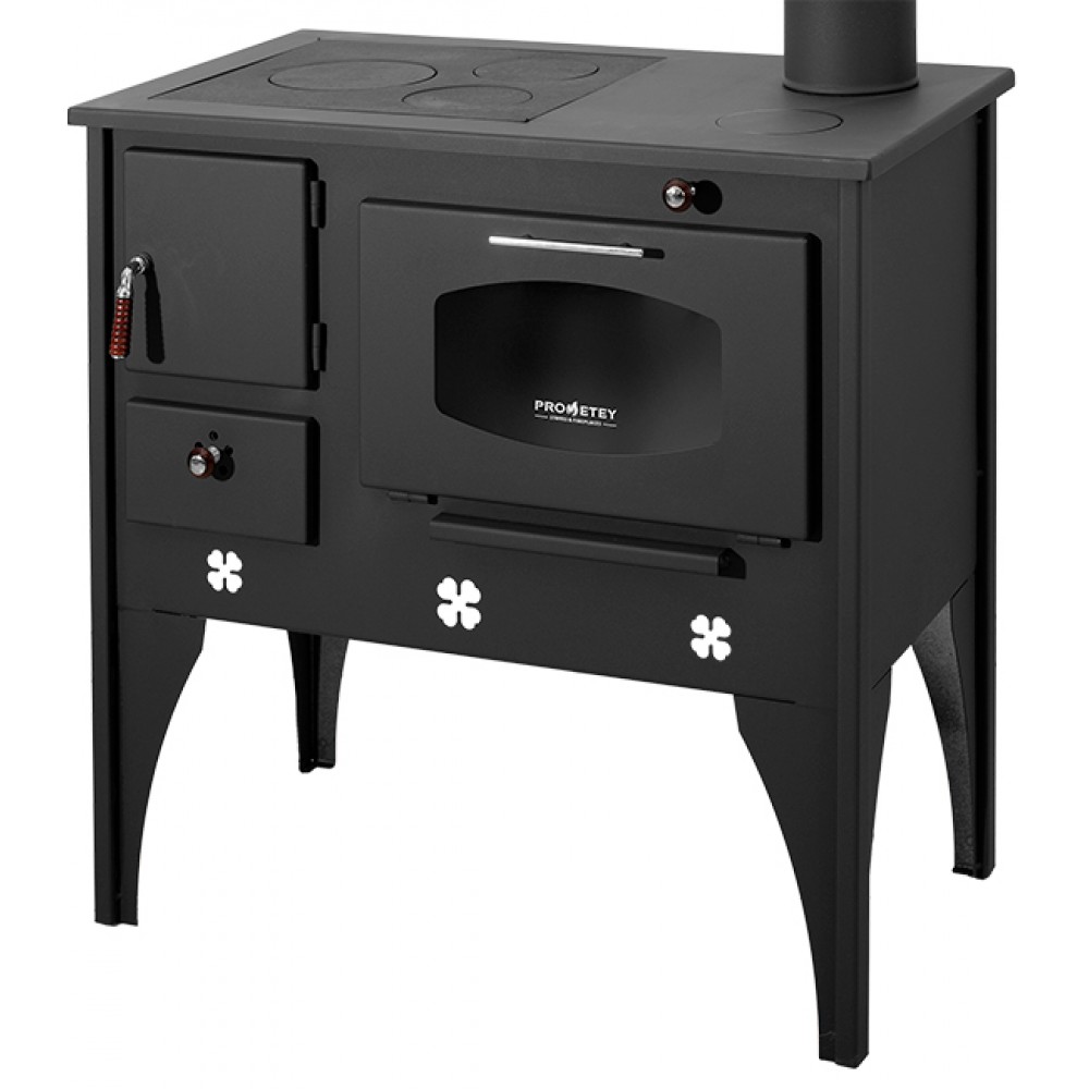 Wood cooker stove Prometey NAR Type B, 7kW | Wood Burning Stoves With Oven | Wood Burning Stoves |