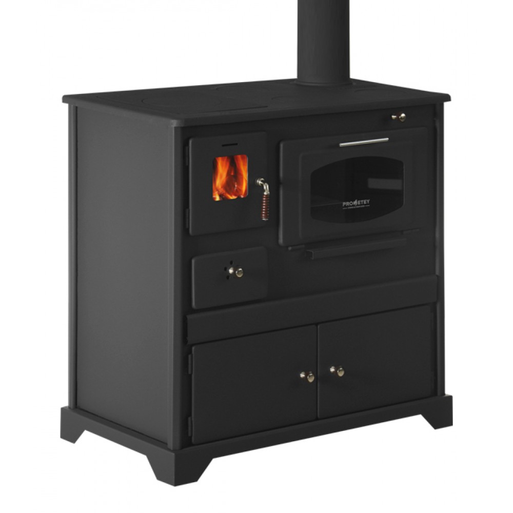 Wood cooker stove Prometey Perfect, 7kW | Wood Burning Stoves With Oven | Wood Burning Stoves |