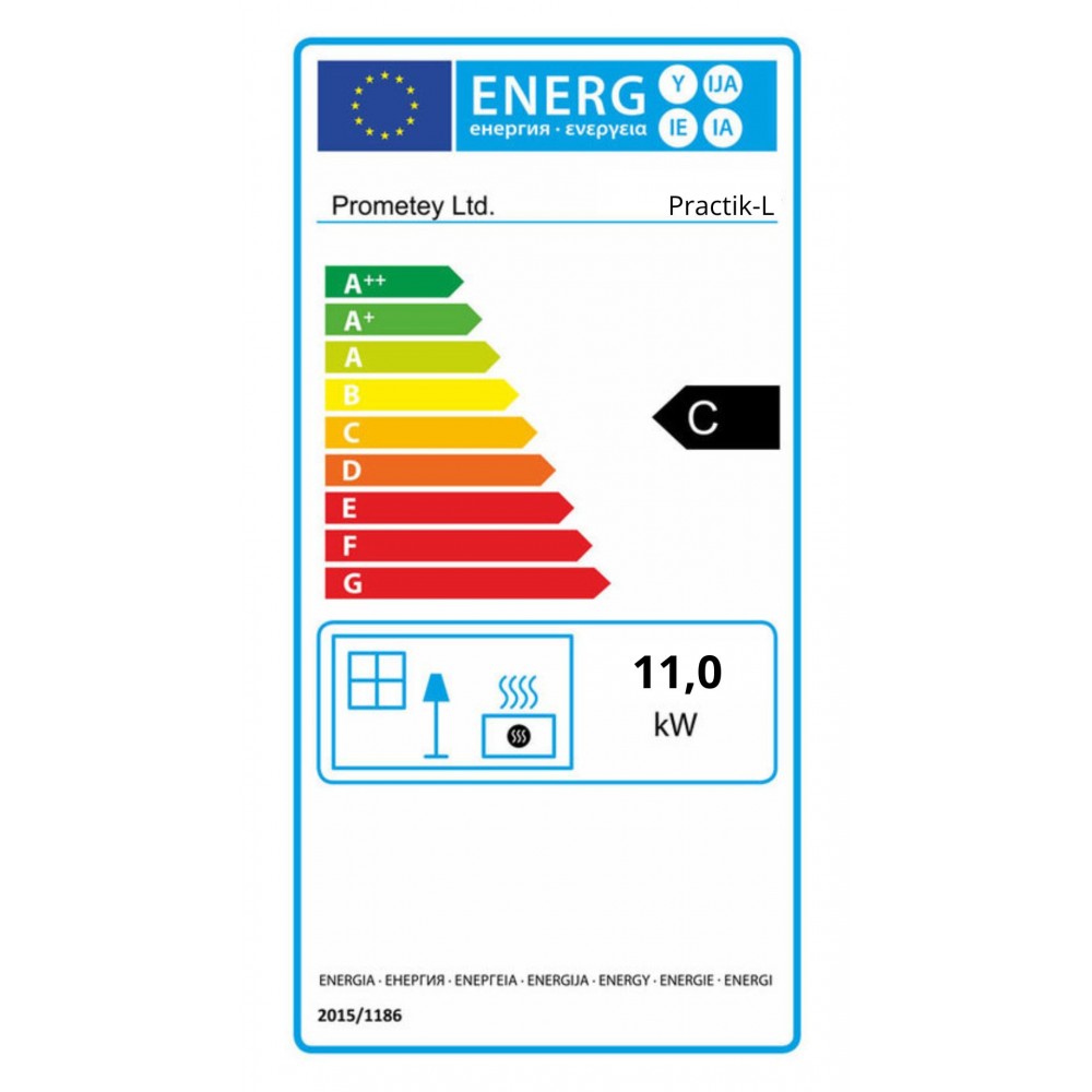 Wood cooker stove Prometey Practik-L, 11kW | Wood Burning Stoves With Oven | Wood Burning Stoves |