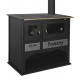 Wood cooker stove Prometey Practik-L, 11kW | Wood Burning Stoves With Oven | Wood Burning Stoves |