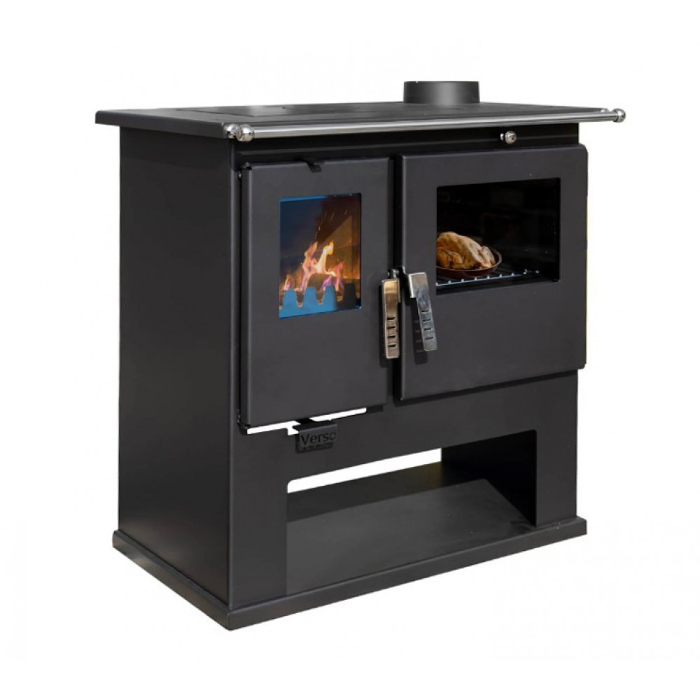 Wood cooker stove Verso CS Right, 7.7kW
