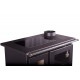 Wood cooker stove Verso CS Ceramic Left with ceramic hob, 7.7kW | Wood Burning Stoves With Oven | Wood Burning Stoves |