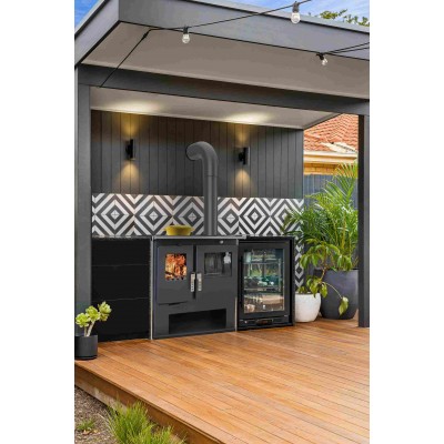 Wood cooker stove Verso CS Ceramic Left with ceramic hob, 7.7kW - Product Comparison